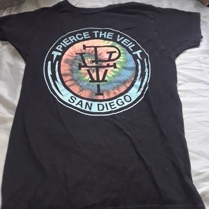💜  Pierce the Veil San Diego Black Tshirt